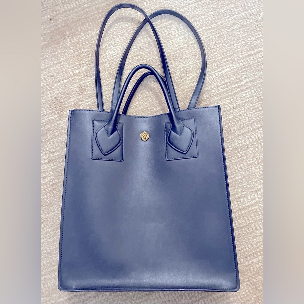 Anne Klein Briefcase Laptop Tote Navy